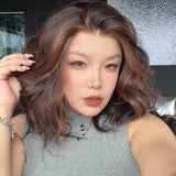 [PRE-ORDER] JBEXTENSION 16 Inches Water Chestnut Brown Pre-Cut 13X6 Free Part Snowflake Lace Frontlace Glueless Wig MONICA PRO - WATER CHESTNUT BROWN【BENDY EAR TABS】