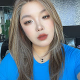 JBEXTENSION CARLY MONO Full Monofilament Wig 22 Inches Hazelnut Full Mono Lace Glueless with Anti-slip Silicone Strips Wig CARLY MONO - HAZELNUT【BENDY EAR TABS】