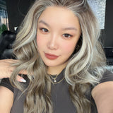 [PRE-ORDER] JBEXTENSION 21 Inches Champagne Marble Curly Pre-Cut 13X6 Free Part Snowflake Lace Frontlace Glueless Wig GIORGINA PRO - CHAMPAGNE MARBLE【BENDY EAR TABS】