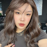 JBEXTENSION SAVANNA MONO Monofilament Handmade Wig 6X5 Full Monofilament Hand Tied Top Wig 16 Inches Brown Wave Mono Lace Wig with Anti-slip Silicone Strips Glueless Wig SAVANNA MONO - BROWN【BENDY EAR TABS】