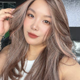 [PRE-ORDER] JBEXTENSION 21 Inches Straight Mushroom Brown Pre-Cut Arc Snowflake Lace Frontlace Glueless Wig AMBER MUSHROOM BROWN【BENDY EAR TABS】