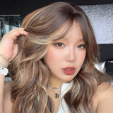 JBEXTENSION 22 Inches Scalpiana Tiramisu 3.5X4 Hard Silky Top Natural Scalp Effect Women Wig with Bangs CLAIRE SILKY TOP - TIRAMISU