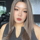 JBEXTENSION BRITA MONO Monofilament Handmade Wig 6X5 Full Monofilament Hand Tied Top Wig 22 Inches Pine Cones Mono Lace Wig Glueless Wig BRITA MONO - PINE CONES【BENDY EAR TABS】
