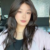 JBEXTENSION FLORIA MONO Full Monofilament Wig 20 Inches Curly Dark Brown Full Mono Lace Glueless with Anti-slip Silicone Strips Wig FLORIA MONO - DARK BROWN【BENDY EAR TABS】