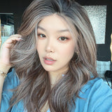 [PRE-ORDER] JBEXTENSION KAREN MONO Full Monofilament Handmade Full Lace Full Hand Tied Wig 20 Inches Pine Cones Mono Lace Handmade Futura Fiber Wig with Anti-slip Silicone Strips Glueless Wig KAREN MONO - PINE CONES【BENDY EAR TABS】