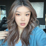 [PRE-ORDER] JBEXTENSION KAREN MONO Full Monofilament Handmade Full Lace Full Hand Tied Wig 20 Inches Pine Cones Mono Lace Handmade Futura Fiber Wig with Anti-slip Silicone Strips Glueless Wig KAREN MONO - PINE CONES【BENDY EAR TABS】