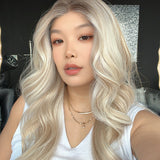 JBEXTENSION BLAIR MONO Monofilament Handmade Wig 6X5 Full Monofilament Hand Tied Top Wig 24 Inches Butter Milk Mono Lace Wig with Anti-slip Silicone Strips Glueless Wig BLAIR MONO - BUTTER MILK【BENDY EAR TABS】