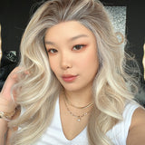 JBEXTENSION BLAIR MONO Monofilament Handmade Wig 6X5 Full Monofilament Hand Tied Top Wig 24 Inches Butter Milk Mono Lace Wig with Anti-slip Silicone Strips Glueless Wig BLAIR MONO - BUTTER MILK【BENDY EAR TABS】