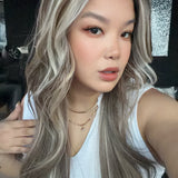 JBEXTENSION MACKAY MONO Monofilament Handmade Wig 6X5 Full Monofilament Hand Tied Top Wig 28 Inches Long Vanilla Fudgie Mono Lace Wig with Anti-slip Silicone Strips Glueless Wig MACKAY MONO - VANILLA FUDGIE【BENDY EAR TABS】