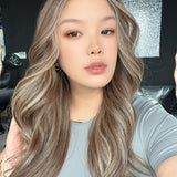 JBEXTENSION BLAIR MONO Monofilament Handmade Wig 6X5 Full Monofilament Hand Tied Top Wig 24 Inches Hazelnut Mono Lace Wig with Anti-slip Silicone Strips Glueless Wig BLAIR MONO - HAZELNUT【BENDY EAR TABS】