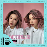 JBEXTENSION 10 Inches Prownk Pre-Cut Side Part Snowflake Lace Frontlace Glueless Wig MICHELLE PROWNK【BENDY EAR TABS】