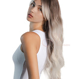 JBEXTENSION 26 Inches Light Blonde Body Wave Women Wig JADEN