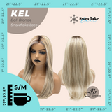 [PRE-ORDER] JBEXTENSION 22 Inches Bali Blonde Pre-Cut Snowflake Lace Frontlace Glueless Wig KEL BALI BLONDE【PERMATEASE】【BENDY EAR TABS】