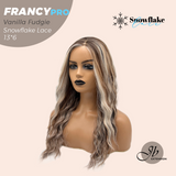 JBEXTENSION 24 Inches Long Wave Vanilla Fudgie Pre-Cut 13X6 Free Part Snowflake Lace Frontlace Glueless Wig FRANCY PRO - VANILLA FUDGIE【BENDY EAR TABS】