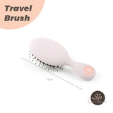 JBextension Travel Brush 1 Pcs Wet Brush Detangling Brush, Mini Detangler Brush - Wet & Dry Tangle-Free Hair Brush for Women & Men - No Tangle Soft & Flexible Bristles for Straight, Curly, & Thick Hair