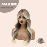 JBEXTENSION 24 Inches Dirty Blonde Wig with Bangs MAXINE DIRTY BLONDE