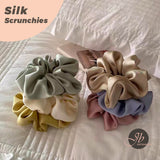 JBextension Softer Than Silk Scrunchies for Hair | Satin Scrunchies for Girls & Stylish Satin Hair Ties for Women | Cute Satin Hair Scrunchies for Styling