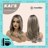 JBEXTENSION 18 Inches Milan Blonde Pre-Cut Snowflake Lace Frontlace Glueless Wig KAI'S MILAN BLONDE【PERMATEASE】【BENDY EAR TABS】
