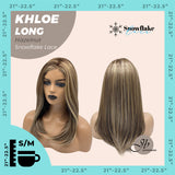 [PRE-ORDER] JBEXTENSION 18 Inches Hazelnut Blonde Highlight Pre-Cut Snowflake Lace Frontlace Glueless Wig KHLOE LONG HAZELNUT【PERMATEASE】【BENDY EAR TABS】