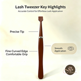 JBEXTENSION Eyelash Applicator Tool - DIY Lash Extension Tweezer