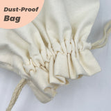 JBextension 28x38cm Cotton Breathable Dust-proof Drawstring Storage Pouch Multi-functional Bag. 1 Pcs