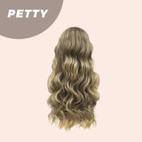 JBEXTENSION 25 Inches Body Wave Mix Blonde Fashion Wig With Bangs PETTY