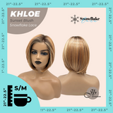 [PRE-ORDER] JBEXTENSION 12 Inches Bob Cut Sunset Blush Pre-Cut Snowflake Lace Frontlace Glueless Wig KHLOE SUNSET BLUSH【PERMATEASE】【BENDY EAR TABS】