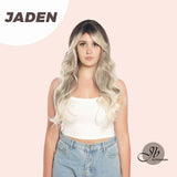 JBEXTENSION 26 Inches Light Blonde Body Wave Women Wig JADEN