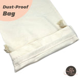JBextension 28x38cm Cotton Breathable Dust-proof Drawstring Storage Pouch Multi-functional Bag. 1 Pcs