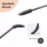 JBextension Mascara Wand Eyelash Brush Disposable Eye Lash Applicator Makeup Tool Kit (Black-Handle10pcs)