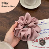 JBextension Softer Than Silk Scrunchies for Hair | Satin Scrunchies for Girls & Stylish Satin Hair Ties for Women | Cute Satin Hair Scrunchies for Styling