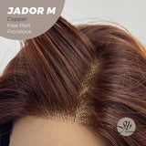 [PRE-ORDER] JBEXTENSION 20 Inches Copper Curly Lace Front Wig.Pre Plucked 13*4 HD Transparent Lace Frontal Handmade Futura Fiber Swiss Lace Synthetic Fiber Wig JADOR M COPPER