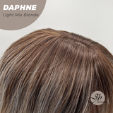 JBEXTENSION 29 Inches Long Body Wave Light Mix Blonde Wig with Bangs DAPHNE LIGHT MIX BLONDE