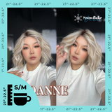 [PRE-ORDER] JBEXTENSION 11 Inches Blonde Pre-Cut Side Part Snowflake Lace Frontlace Glueless Wig JOANNE【BENDY EAR TABS】
