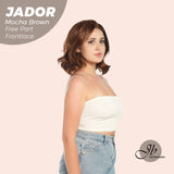 [PRE-ORDER] JBEXTENSION 10 Inches Mocha Brown Curly Lace Front Wig.Pre Plucked 13*3 HD Transparent Lace Frontal Handmade Futura Fiber Swiss Lace Synthetic Fiber Glueless Wig JADOR MOCHA BROWN
