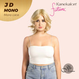 JBEXTENSION JD MONO Full Monofilament Wig 12 Inches Blonde Curly Full Mono Lace Glueless Wig JD MONO