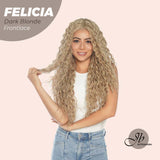 Get the Influencer Look with 28 Inches Extra Curly FELICIA DARK BLONDE