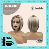 [PRE-ORDER] JBEXTENSION 12 Inches Bob Cut Venice Blonde Pre-Cut Snowflake Lace Frontlace Glueless Wig KHLOE VENICE BLONDE【PERMATEASE】【BENDY EAR TABS】