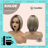 [PRE-ORDER] JBEXTENSION 12 Inches Bob Cut Milan Blonde Pre-Cut Snowflake Lace Frontlace Glueless Wig KHLOE MILAN BLONDE【PERMATEASE】【BENDY EAR TABS】