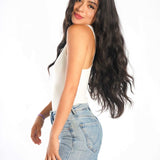 JBEXTENSION GENERATION FIVE 28 Inches Midnight Brown( Black/Brown) Body Wave Wig FLAVIA MIDNIGHT BROWN ( Black/Brown)