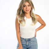 JBEXTENSION SYLVIA MONO Partial Monofilament Wig 20 Inches Dirty Blonde Curly Partial Mono Lace Glueless Wig SYLVIA MONO