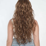 [PRE-ORDER] Nichole's Selection - 24 Inches Brown With Highlight Wave Free Part Frontlace Glueless Wig OBSESSION