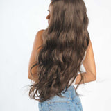 JBEXTENSION GENERATION FIVE 28 Inches Cold Brown Body Wave Wig FLAVIA