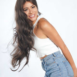 JBEXTENSION GENERATION FIVE 28 Inches Cold Brown Body Wave Wig FLAVIA