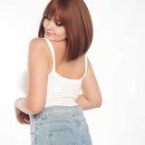 JBEXTENSION 12 Inches Bob Cut Mix Dark Pink Straight Short Wig SHAIRA S