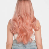 JBEXTENSION GENERATION FIVE 26 Inches Curly Ombre Pink Women Wig Without Bangs EMILY G5