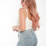 JBEXTENSION GENERATION FIVE 26 Inches Curly Ombre Pink Women Wig Without Bangs EMILY G5