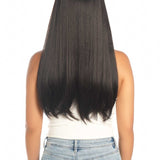 JBEXTENSION 22 Inches Midnight Brown( Black/Brown) Wig With Bangs NICOLA