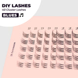 JBEXTENSION DIY EYELASHES KIT - BLUES