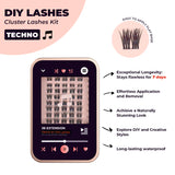 JBEXTENSION DIY EYELASHES KIT - TECHNO